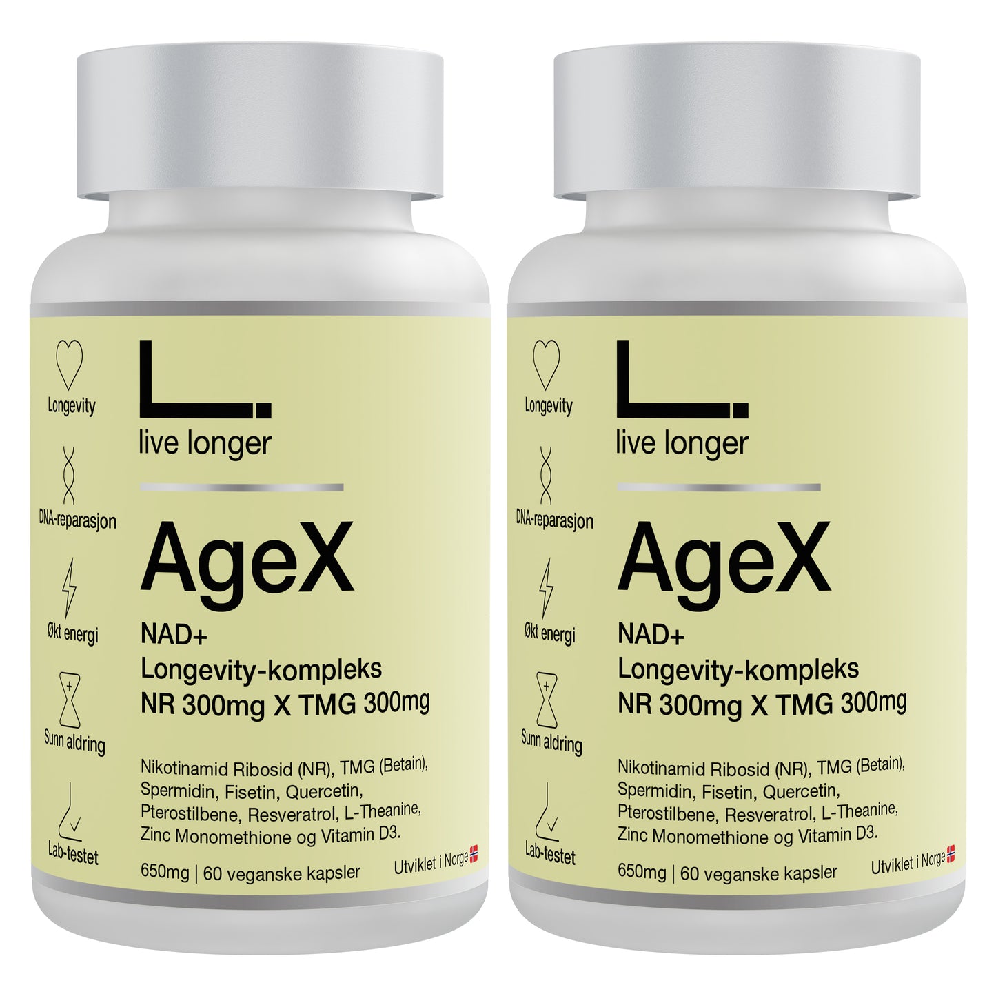 AgeX 2 front - Live Longer