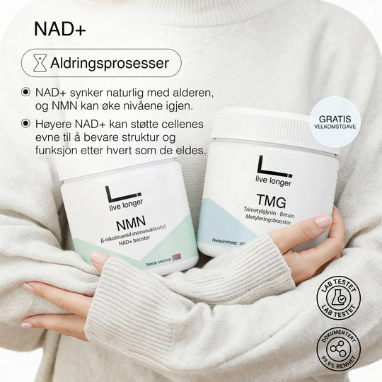 NMN NAD+ biologisk alder - Live Longer