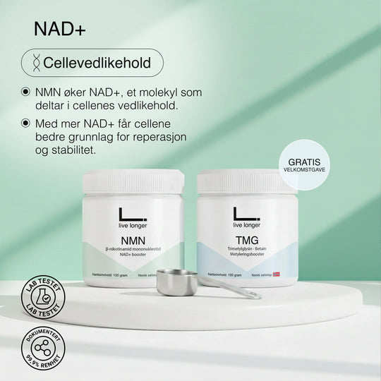 NMN NAD+ cellehelse - Live Longer