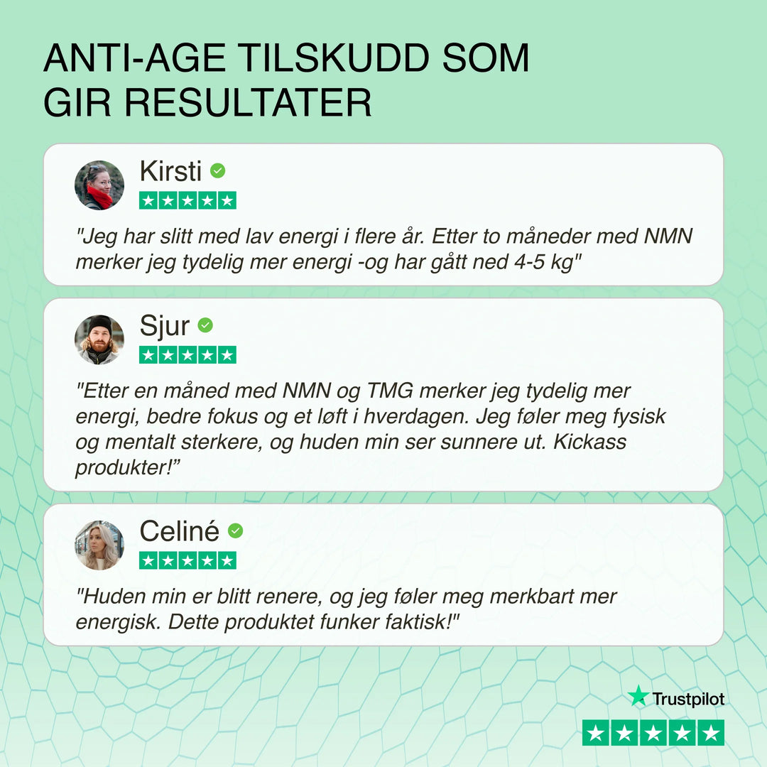 NMN tilbakemeldinger NAD+ Live Longer