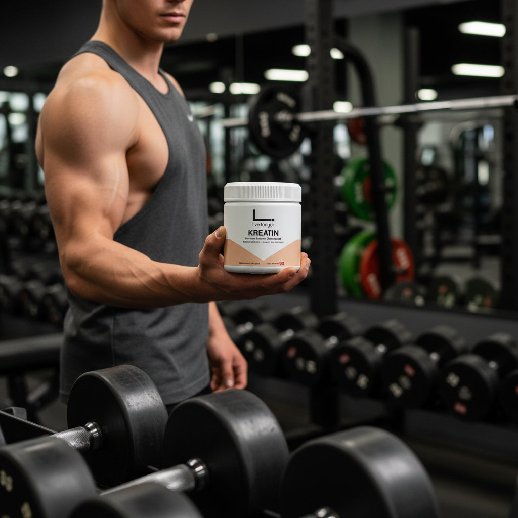 Kreatin monohydrat muskelvekst - Live Longer 