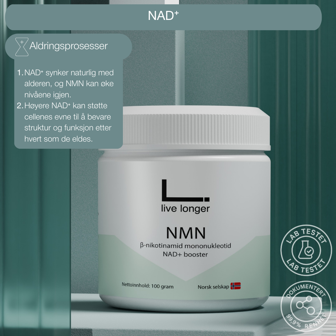 NMN NAD+ anti-aging andtialdring - Live Longer