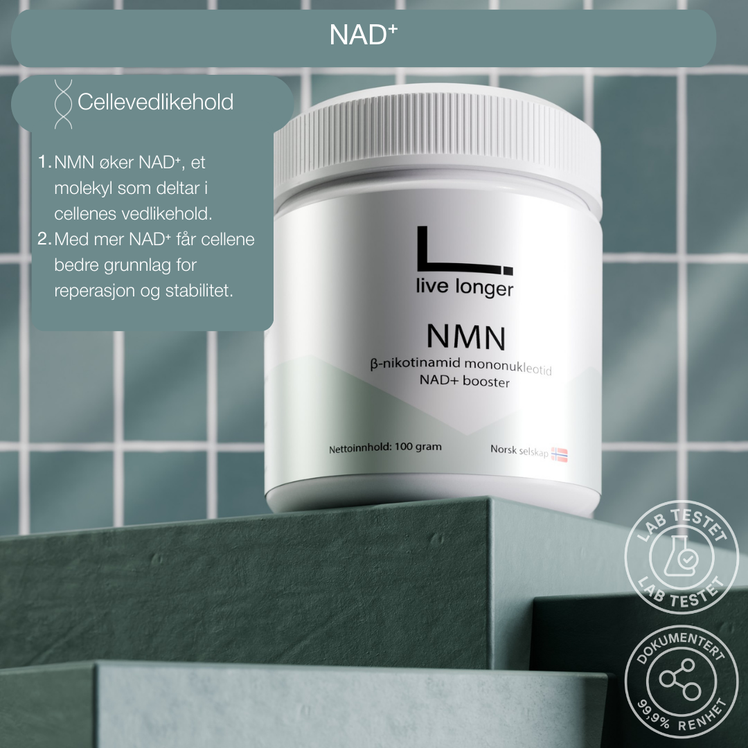 NMN NAD+ cellehelse - Live Longer