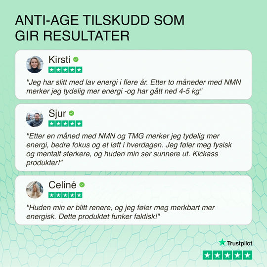 NMN NAD+ tilbakemeldinger - Live Longer