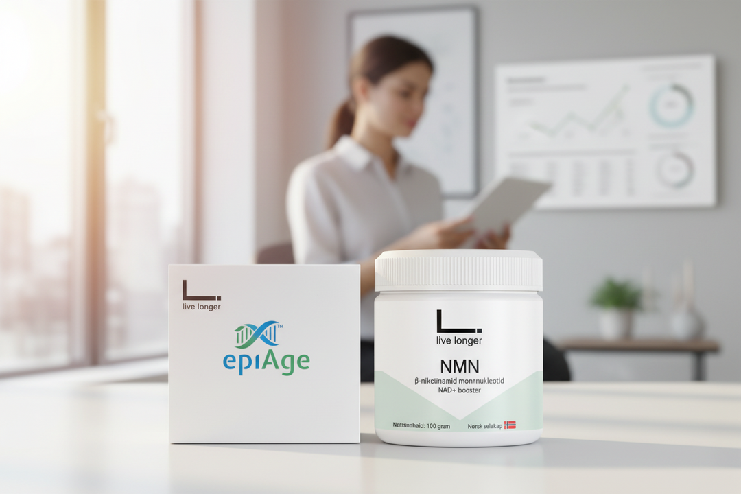 Biologisk alder test NMN NAD+ | Live Longer
