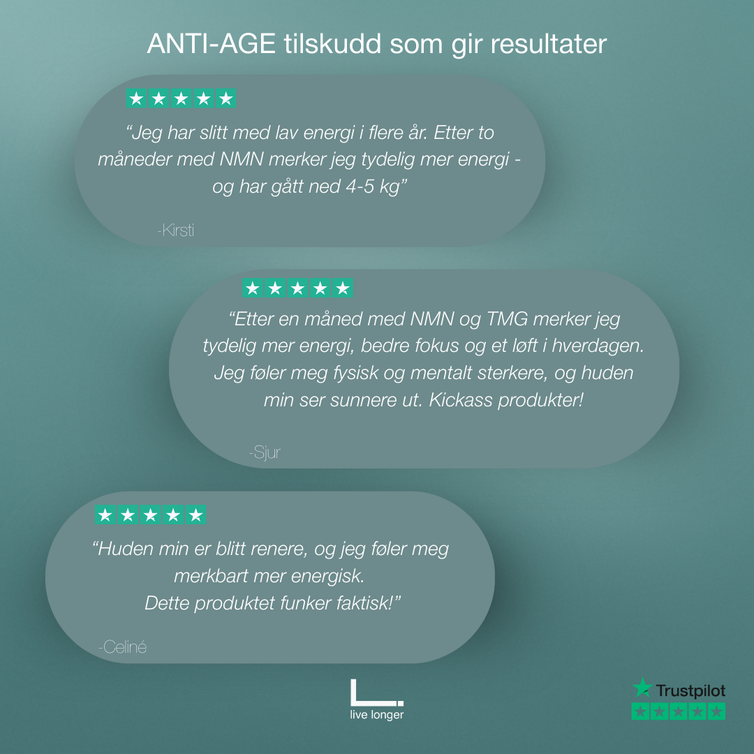 NMN NAD+ erfaringer - Live Longer