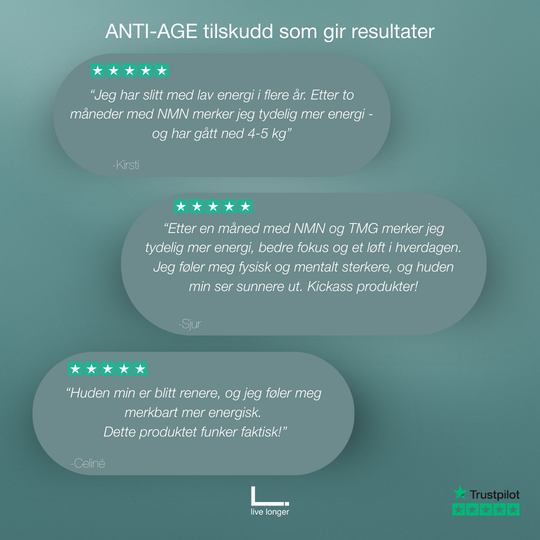 NMN NAD+ erfaringer - Live Longer